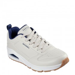 Skechers Uno Alder MENS (183012-WBL)ΑΝΔΡΙΚΟ ΥΠΟΔΗΜΑ WHITE/BLUE
