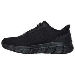 SKECHERS BOBS B Flex - Glacial Edge (118113-BBK)ΑΝΔΡΙΚΑ ΠΑΠΟΥΤΣΙΑ ΜΑΥΡΑ
