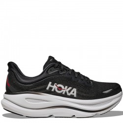 HOKA Bondi 9 (1162011-BKVR)ΑΝΔΡΙΚΑ ΠΑΠΟΥΤΣΙΑ BLACK / VERMILLION