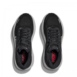 HOKA Bondi 9 (1162011-BKVR)ΑΝΔΡΙΚΑ ΠΑΠΟΥΤΣΙΑ BLACK / VERMILLION