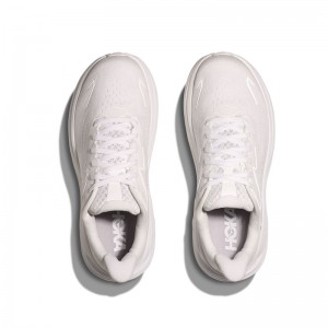 HOKA Clifton 10 (1162030-WWH)ΑΝΔΡΙΚΑ ΠΑΠΟΥΤΣΙΑ RUNNING WHITE / WHITE