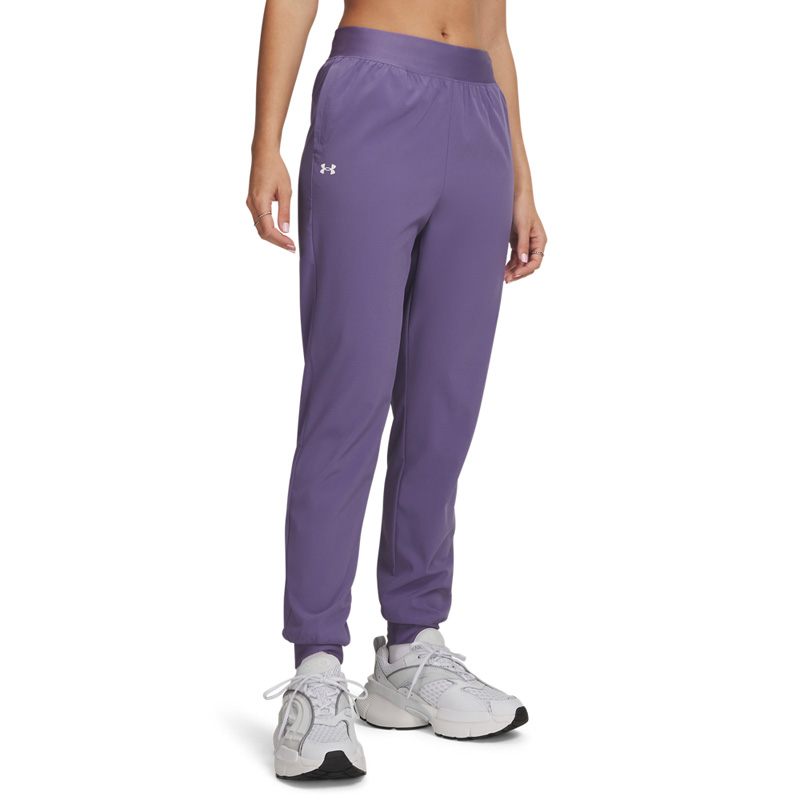 UNDER ARMOUR SPORT HIGH RISE WOVEN PANT (1382727-520)ΓΥΝΑΙΚΕΙΟ ΠΑΝΤΕΛΟΝΙ ΦΟΡΜΑΣ Purple Luxe/White
