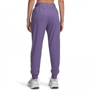 UNDER ARMOUR SPORT HIGH RISE WOVEN PANT (1382727-520)ΓΥΝΑΙΚΕΙΟ ΠΑΝΤΕΛΟΝΙ ΦΟΡΜΑΣ Purple Luxe/White