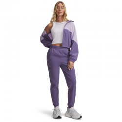 UNDER ARMOUR SPORT HIGH RISE WOVEN PANT (1382727-520)ΓΥΝΑΙΚΕΙΟ ΠΑΝΤΕΛΟΝΙ ΦΟΡΜΑΣ Purple Luxe/White
