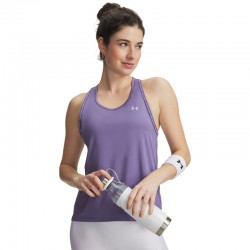 UNDER ARMOUR Tech™ Knockout Tank T-Shirt (1389851-520)ΓΥΝΑΙΚΕΙΟ ΑΜΑΝΙΚΟ T-SHIRT Purple Luxe/Purple Crest