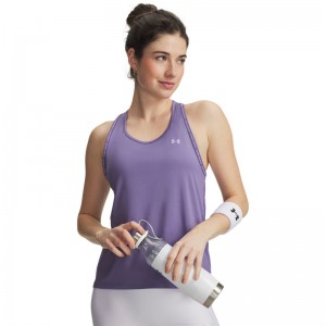 UNDER ARMOUR Tech™ Knockout Tank T-Shirt (1389851-520)ΓΥΝΑΙΚΕΙΟ ΑΜΑΝΙΚΟ T-SHIRT Purple Luxe/Purple Crest