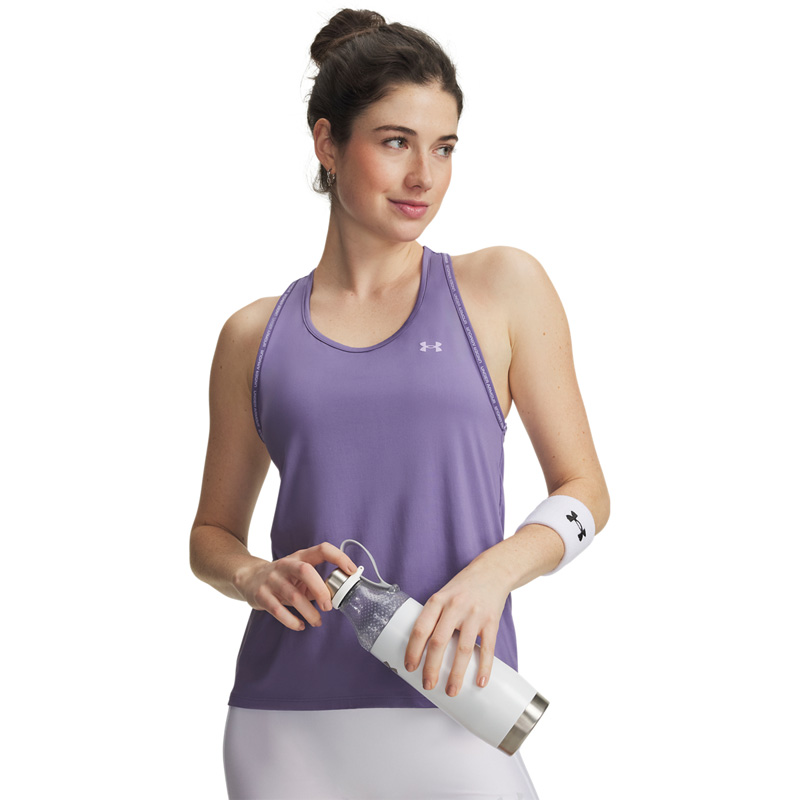 UNDER ARMOUR Tech™ Knockout Tank T-Shirt (1389851-520)ΓΥΝΑΙΚΕΙΟ ΑΜΑΝΙΚΟ T-SHIRT Purple Luxe/Purple Crest