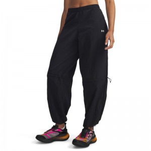 UNDER ARMOUR UA Rival Woven Bungee Pant (6009680-001)ΓΥΝΑΙΚΕΙΟ ΠΑΝΤΕΛΟΝΙ ΦΟΡΜΑΣ ΜΑΥΡΟ