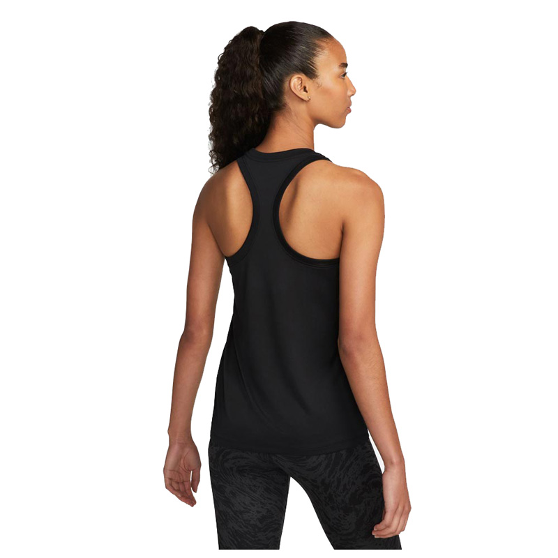 Nike Dri-Fit TANK TEE (DX0706-010)Γυναικεία Μπλούζα Αμάνικη BLACK/WHITE