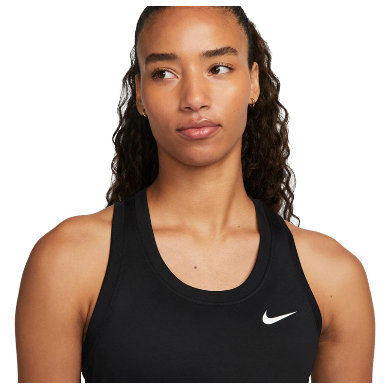 Nike Dri-Fit TANK TEE (DX0706-010)Γυναικεία Μπλούζα Αμάνικη BLACK/WHITE