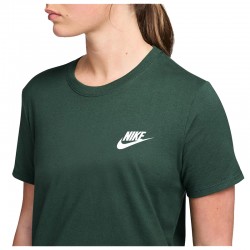 Nike Sportswear Club Essentials (DX7902-323)Γυναικείο T-shirt Fir/Λευκό