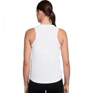 Nike One Classic (FN2808-101)Γυναικεία Μπλούζα Αμάνικη WHITE/BLACK