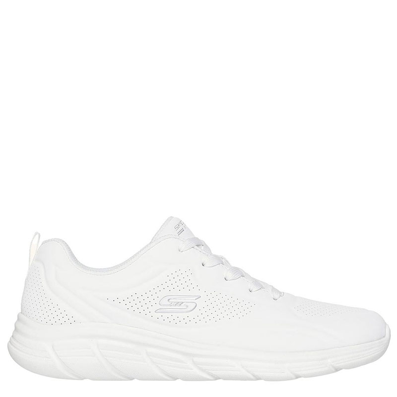 SKECHERS BOBS B Flex LΟ - Cool Ease (117715-W)ΓΥΝΑΙΚΕΙΑ ΠΑΠΟΥΤΣΙΑ ΛΕΥΚΑ