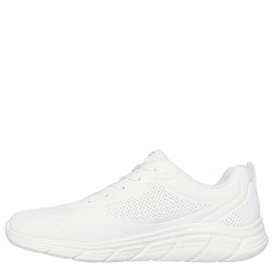 SKECHERS BOBS B Flex LΟ - Cool Ease (117715-W)ΓΥΝΑΙΚΕΙΑ ΠΑΠΟΥΤΣΙΑ ΛΕΥΚΑ