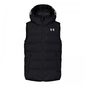 UNDER ARMOUR Pronto Puffer Vest (UJFIM56F-001)Παιδικό Μπουφάν Αμάνικο Μαύρο
