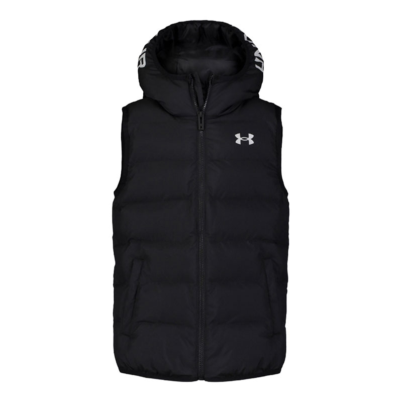 UNDER ARMOUR Pronto Puffer Vest (UJFIM56F-001)Παιδικό Μπουφάν Αμάνικο Μαύρο