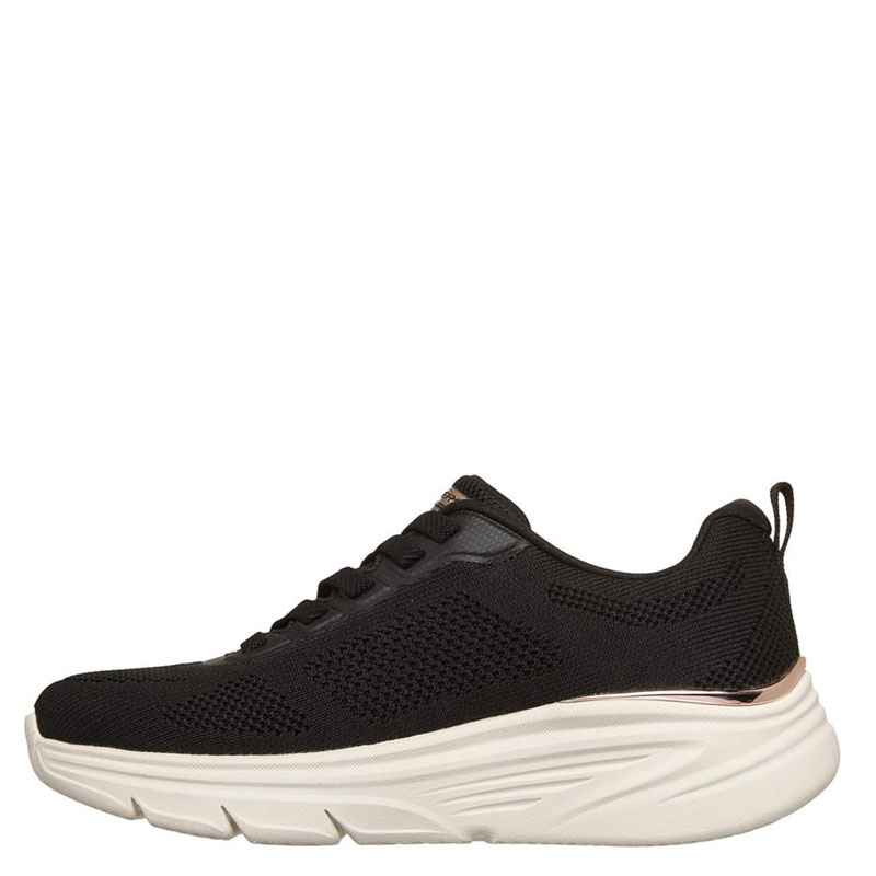 SKECHERS BOBS Arch Fit Elev8 (117720-BLK)ΓΥΝΑΙΚΕΙΟ ΥΠΟΔΗΜΑ BLACK/WHITE/ROSE GOLD