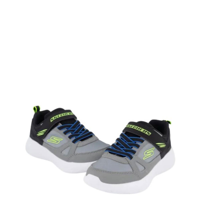 SKECHERS GOrun 400 V2 - Technix (405090L-GYBK)ΠΑΙΔΙΚΑ ΠΑΠΟΥΤΣΙΑ ΓΚΡΙ