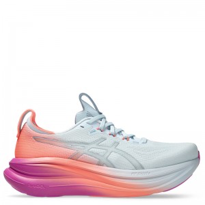 ASICS GEL-NIMBUS 28 SUNNY SIZZLE (1012B987-400)ΓΥΝΑΙΚΕΙΑ ΠΑΠΟΥΤΣΙΑ Sky/Digital Sakura