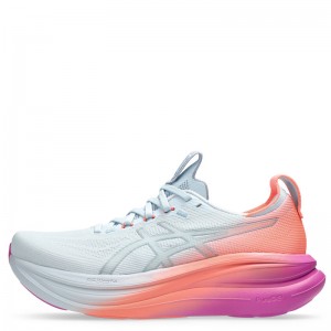 ASICS GEL-NIMBUS 28 SUNNY SIZZLE (1012B987-400)ΓΥΝΑΙΚΕΙΑ ΠΑΠΟΥΤΣΙΑ Sky/Digital Sakura