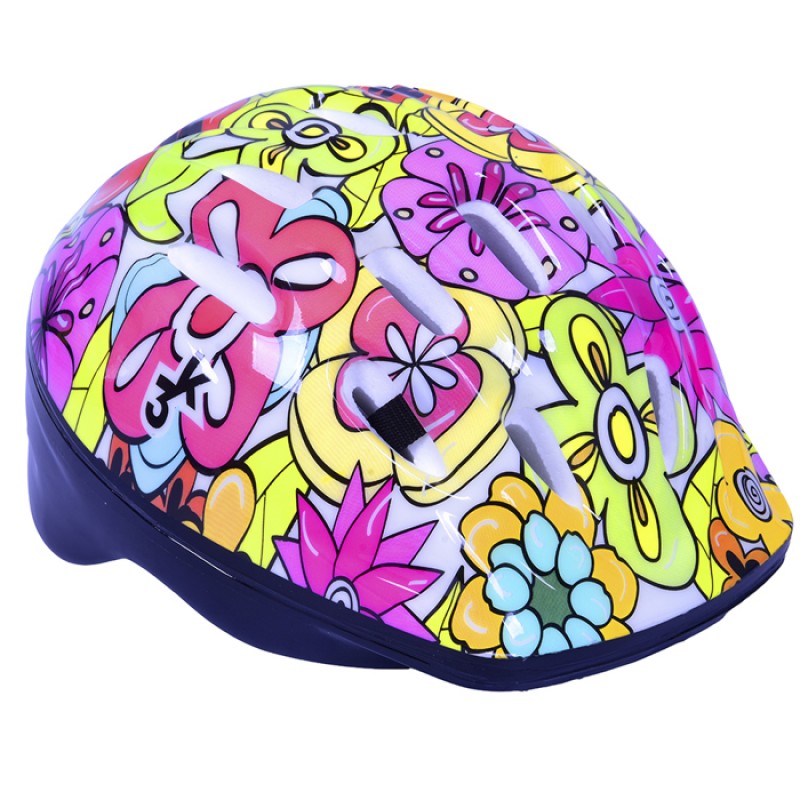 Αθλοπαιδιά Παιδικό Κράνος για Ποδήλατο & Πατίνι Πολύχρωμο (003.10033/FL)
