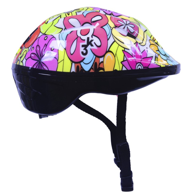 Αθλοπαιδιά Παιδικό Κράνος για Ποδήλατο & Πατίνι Πολύχρωμο (003.10033/FL)