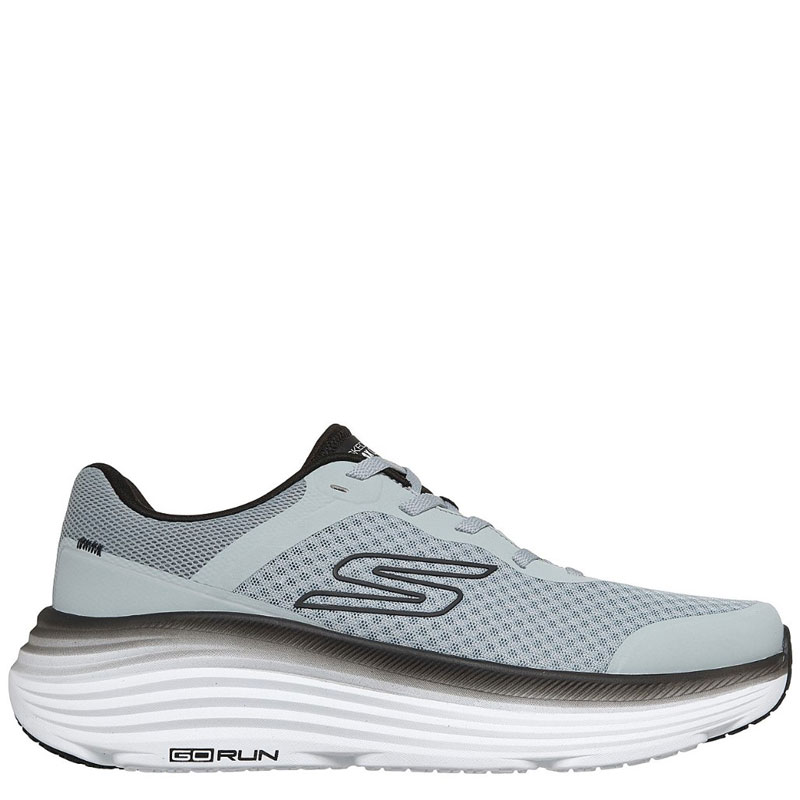 SKECHERS Max Cushioning Endeavour (220613-LGBK)ΑΝΔΡΙΚΑ ΠΑΠΟΥΤΣΙΑ RUNNING ΓΚΡΙ/ΜΑΥΡΟ