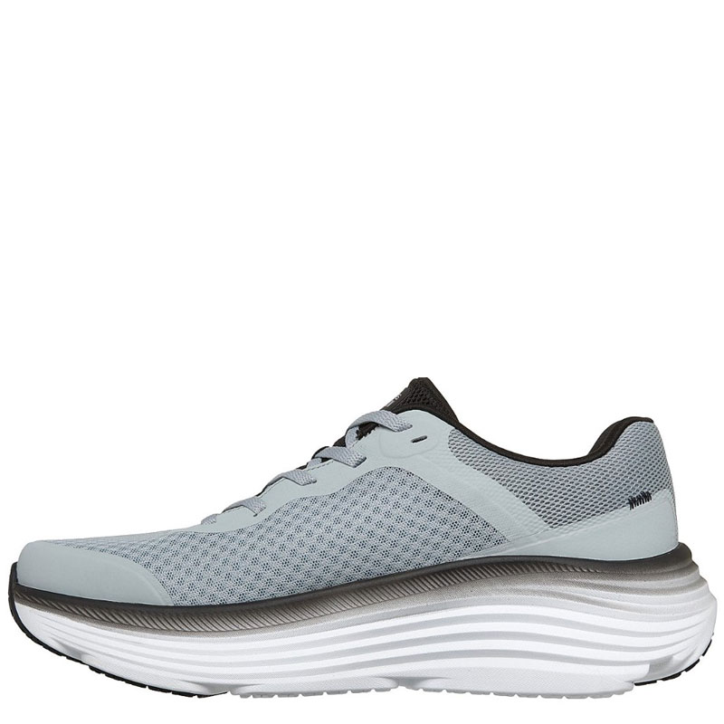 SKECHERS Max Cushioning Endeavour (220613-LGBK)ΑΝΔΡΙΚΑ ΠΑΠΟΥΤΣΙΑ RUNNING ΓΚΡΙ/ΜΑΥΡΟ