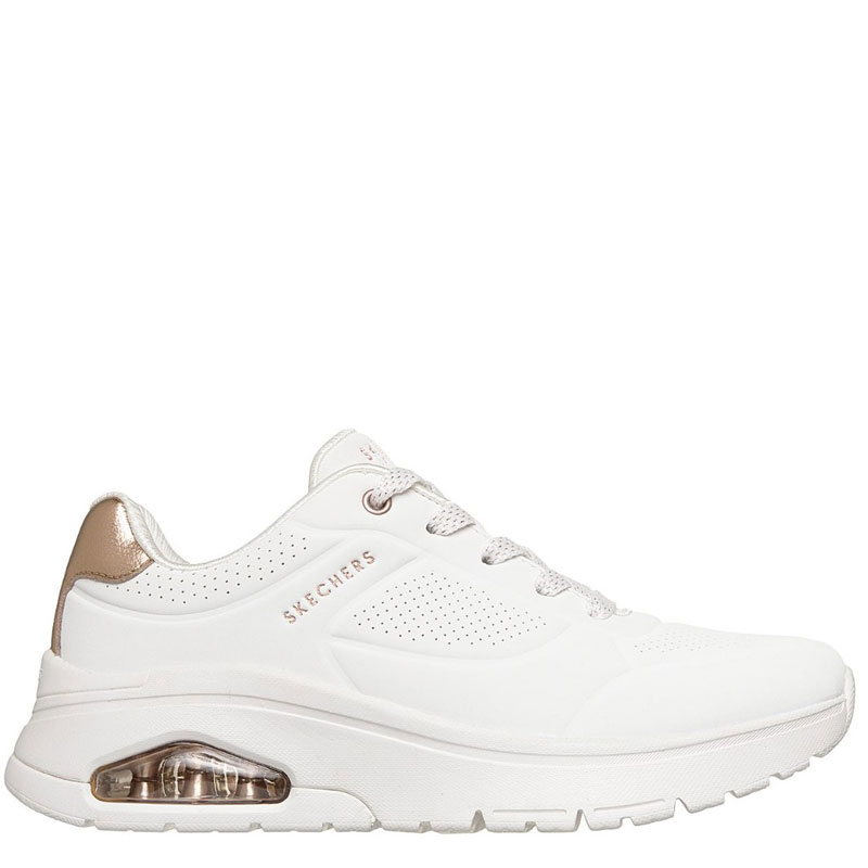 SKECHERS Uno Flex - Echo Air (177799-WHT)ΓΥΝΑΙΚΕΙΟ ΥΠΟΔΗΜΑ WHITE/ROSE GOLD