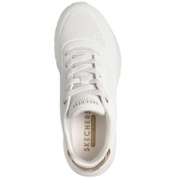 SKECHERS Uno Flex - Echo Air (177799-WHT)ΓΥΝΑΙΚΕΙΟ ΥΠΟΔΗΜΑ WHITE/ROSE GOLD