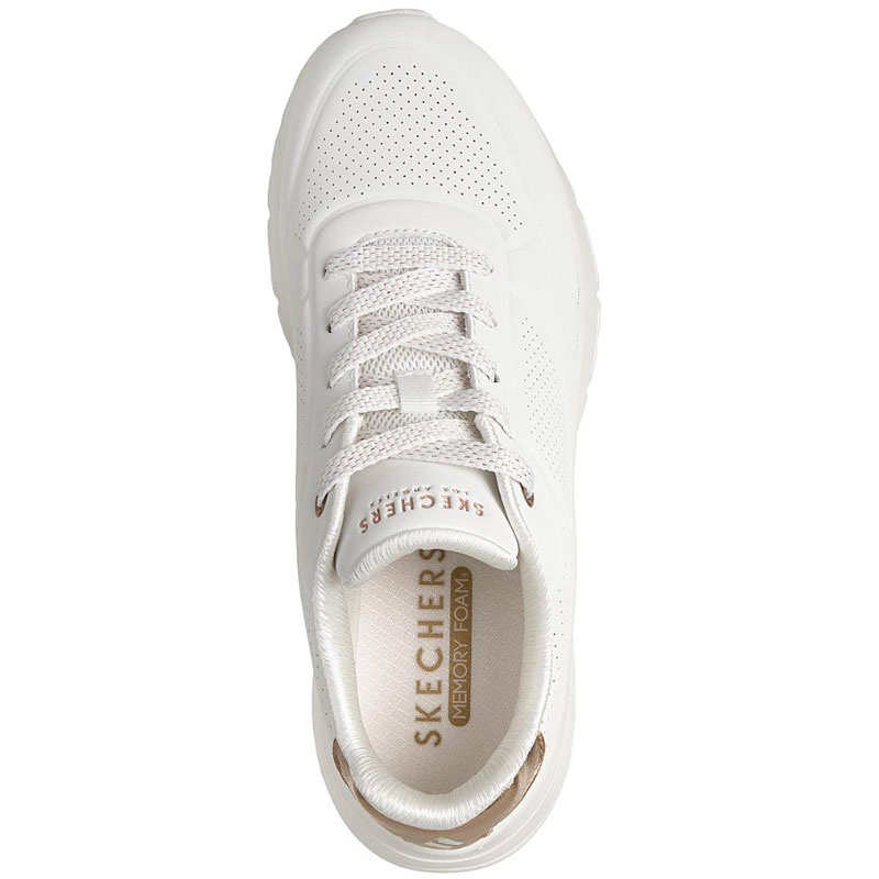 SKECHERS Uno Flex - Echo Air (177799-WHT)ΓΥΝΑΙΚΕΙΟ ΥΠΟΔΗΜΑ WHITE/ROSE GOLD