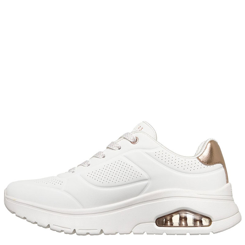 SKECHERS Uno Flex - Echo Air (177799-WHT)ΓΥΝΑΙΚΕΙΟ ΥΠΟΔΗΜΑ WHITE/ROSE GOLD