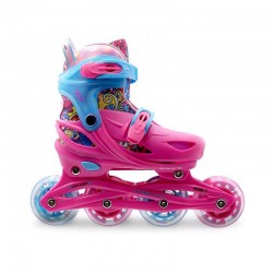 PLY Flash girl Αυξομειούμενα Πατίνια – Φούξια/Γαλάζιο (18.400902)