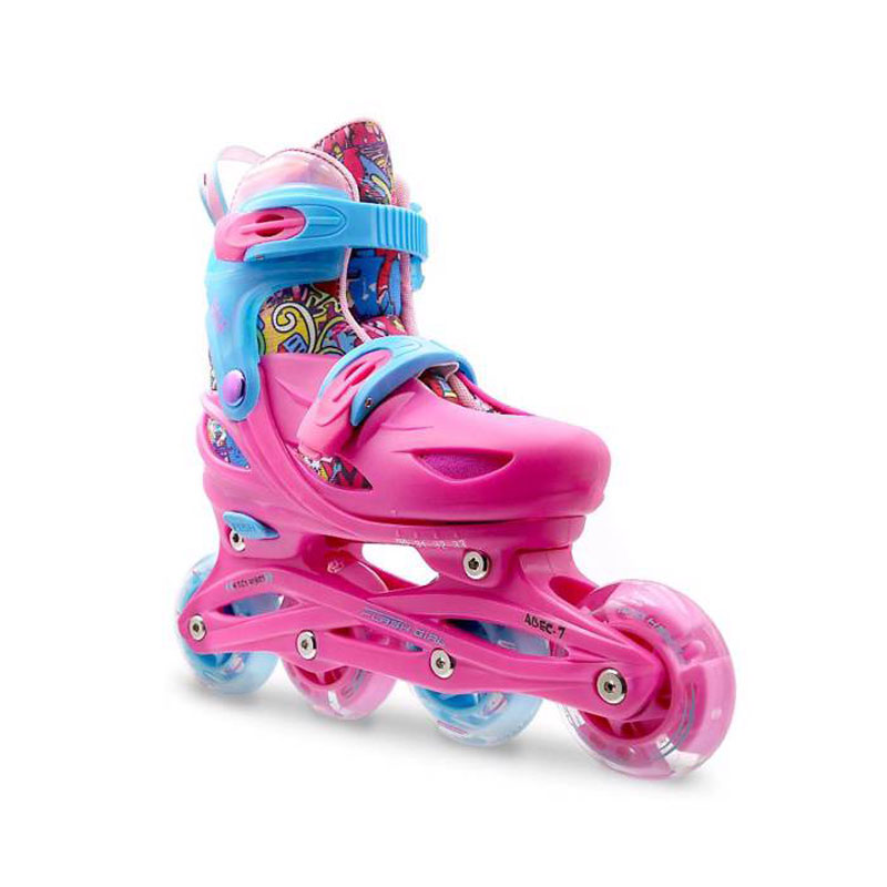 PLY Flash girl Αυξομειούμενα Πατίνια – Φούξια/Γαλάζιο (18.400902)