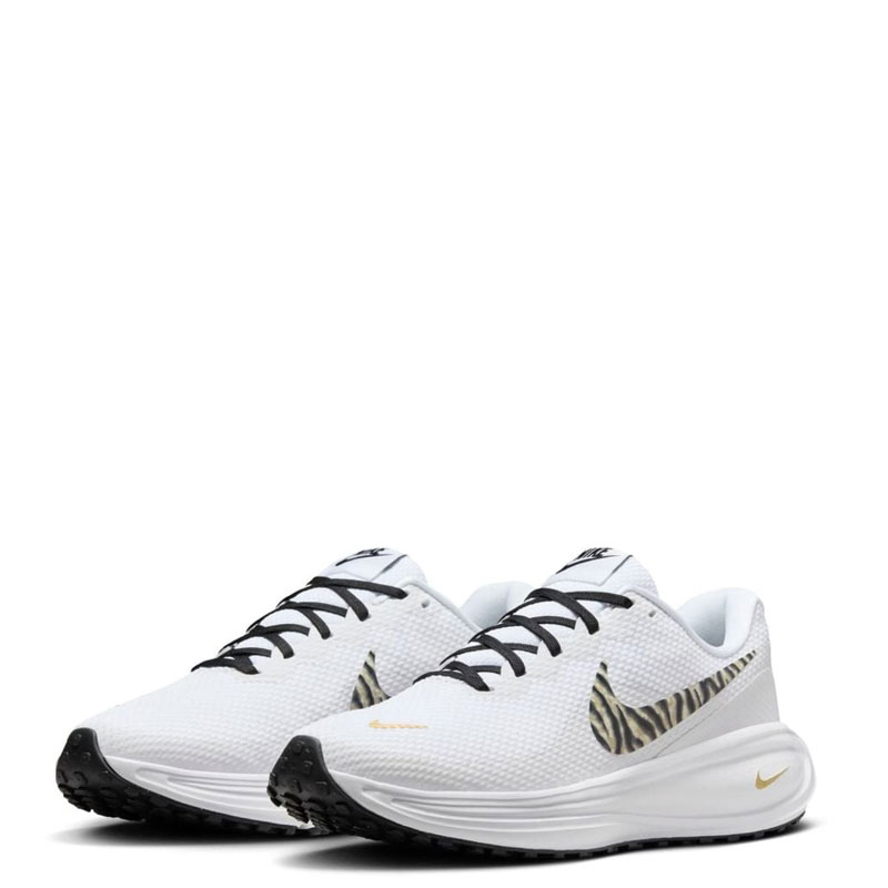 Nike Revolution 8 (IQ0375-126)ΓΥΝΑΙΚΕΙΑ ΠΑΠΟΥΤΣΙΑ WHITE/BLACK-METALLIC GOLD