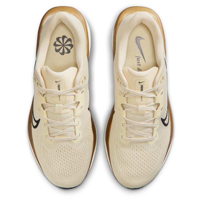 Nike Quest 6 WMNS (FD6034-201)ΓΥΝΑΙΚΕΙΑ ΠΑΠΟΥΤΣΙΑ LT KHAKI/OFF NOIR-SAIL-METALLIC GOLD