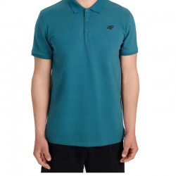4F Polo Shirt (4FWSS26TPTSM609-46S)ΑΝΔΡΙΚΗ ΜΠΛΟΥΖΑ POLO ΚΟΝΤΟΜΑΝΙΚΗ ΠΡΑΣΙΝΗ
