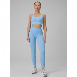 4F Γυναικείο Σουτιέν Προπόνησης Χαμηλής Υποστήριξης χωρίς Ραφή(4FWSS26USBAF242-33S)ΓΑΛΑΖΙΟ ΜΠΛΕ