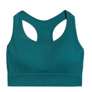 4F Γυναικείο Σουτιέν Προπόνησης Χαμηλής Υποστήριξης χωρίς Ραφή (4FWSS26USBAF242-46S)ΠΡΑΣΙΝΟ