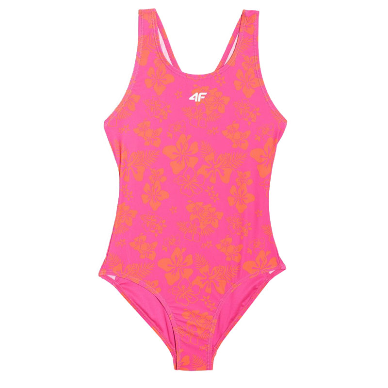 4F Swim Suit PINK ALLOVER(4FJWSS26USWSF116-54A)ΠΑΙΔΙΚΟ ΜΑΓΙΟ ΟΛΟΣΩΜΟ ΡΟΖ
