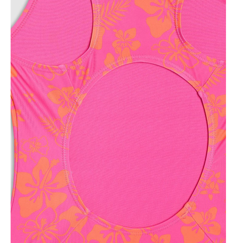 4F Swim Suit PINK ALLOVER(4FJWSS26USWSF116-54A)ΠΑΙΔΙΚΟ ΜΑΓΙΟ ΟΛΟΣΩΜΟ ΡΟΖ