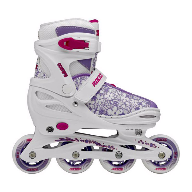 ROCES Compy X Girl Αυξομειούμενα Πατίνια – Λευκό/Ροζ/Μαύρο (18.400898)