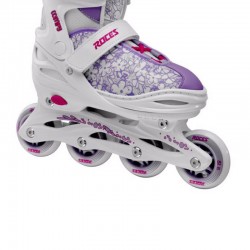 ROCES Compy X Girl Αυξομειούμενα Πατίνια – Λευκό/Ροζ/Μαύρο (18.400898)