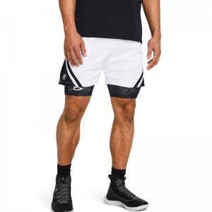 Under Armour Curry Mesh Shorts (1384470-100)ΑΝΔΡΙΚΟ ΣΟΡΤΣ/ΒΕΡΜΟΥΔΑ ΛΕΥΚΟ/ΜΑΥΡΟ
