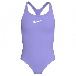 Nike Essential Racerback Swimsuit (NESSB711-591)Παιδικό ολόσωμο μαγιό Μωβ