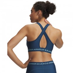UNDER ARMOUR CROSSBACK MID BRA (1361034-498)ΓΥΝΑΙΚΕΙΟ ΜΠΟΥΣΤΑΚΙ Wham Blue/Blue Haze
