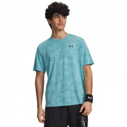 UNDER ARMOUR UA Tech Tee Novelty (6005920-425)ΑΝΔΡΙΚΟ T-SHIRT Blue Haze/Black