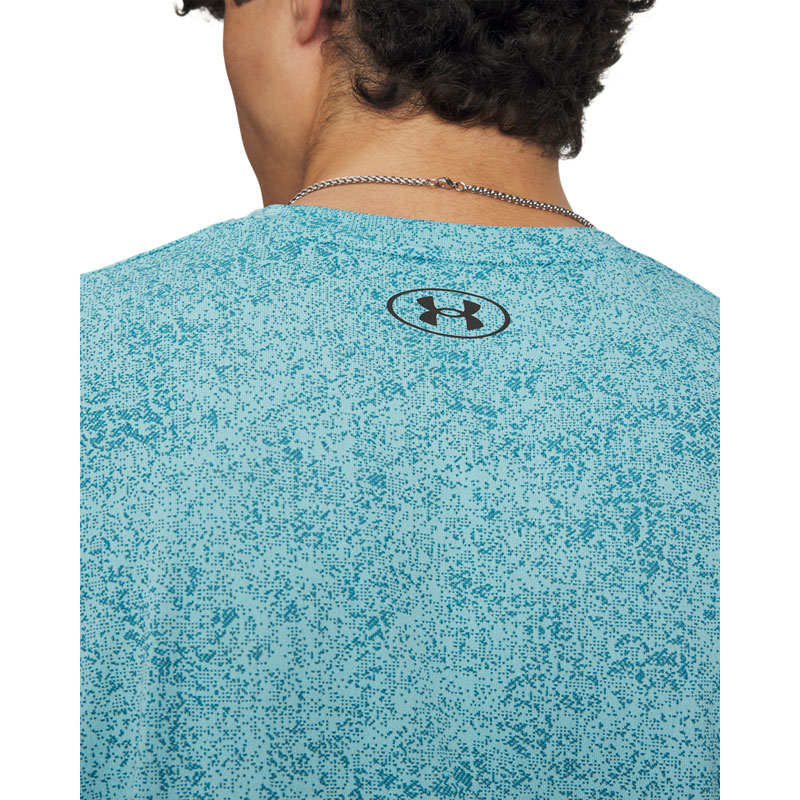 UNDER ARMOUR UA Tech Tee Novelty (6005920-425)ΑΝΔΡΙΚΟ T-SHIRT Blue Haze/Black
