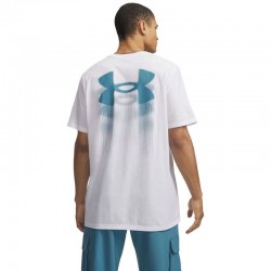 Under Armour Blur Logo (6009245-100)ΑΝΔΡΙΚΟ T-SHIRT White/Boundless Blue