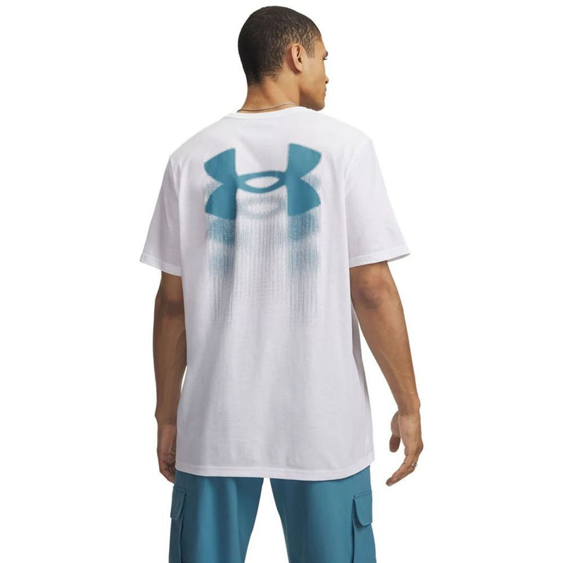 Under Armour Blur Logo (6009245-100)ΑΝΔΡΙΚΟ T-SHIRT White/Boundless Blue